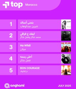 (عمرو دياب)، و(فضل شاكر وابنه).. الأكثر استماعا في (أنغامي) في شهر يوليو