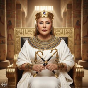 في افتتاح (المتحف المصري الكبير).. صور نجوم مصر بالزي الفرعوني تشعل مواقع التواصل الاجتماعي