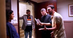 (كمال أبو رية) يكشف خفة ظله في كواليس مسلسل (كارثة طبيعية)