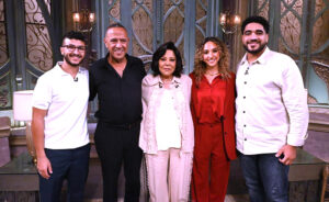 أبطال وصُنّاع مسلسل (ولد وبنت وشايب) في ضيافة إسعاد يونس