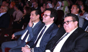 سر دموع (خالد جلال) في يوم تكريمه بالمسرح القومي