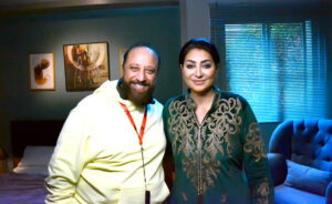 فريق عمل (السرايا الصفرا) يحتفل ببدء تصوير المسلسل