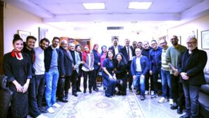 تكريم (أيمن الشيوي، ومصطفى غريب) في (مهرجان المسرح العالمي) في دورته الرابعة