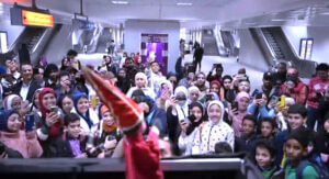 (الليلة الكبيرة) تسجل حضورا قويا داخل محطات مترو الأنفاق في رمضان