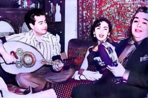 رحيل (ليلي الجزائرية) التى تم محاكمة فريد الأطرش بسببها، وأعجب بها عبد الوهاب