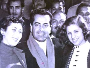 رحيل (ليلي الجزائرية) التى تم محاكمة فريد الأطرش بسببها، وأعجب بها عبد الوهاب