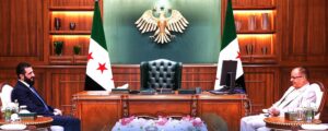 (مازن الناطور) يخص (شهريار النجوم) بتفاصيل لقائه بالرئيس السوري أحمد الشرع