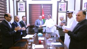 وزير الثقافة الأردني يستقبل وفد الهيئة العربية للمسرح للتحضير لمهرجان (المسرح العربي)