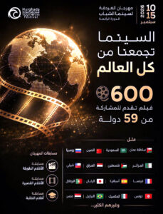 58 فيلمًا تشعل معركة (مهرجان الغردقة) لسينما الشباب.. من القاهرة إلى بكين وريو وموسكو